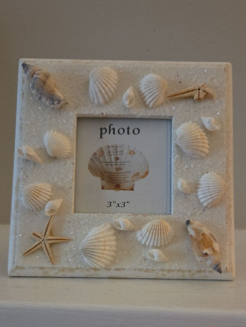 Ceramic Shell Photo Frame